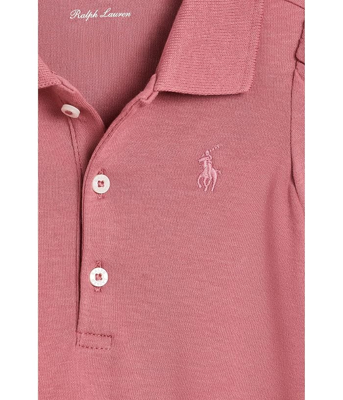 Polo Ralph Lauren Kids Ruffled Soft Cotton Polo Dress & Bloomer (Infant) - Image 3