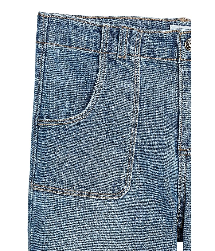 Janie and Jack Four-Pocket Flare Denim Pants (Toddler/Little Kid/Big Kid) - Image 3
