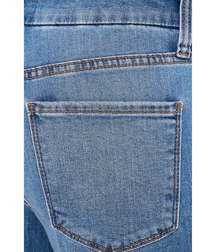 KUT from the Kloth Meg High-Rise Wide Leg Front Pockets Inset-Raw Hem - Image 4