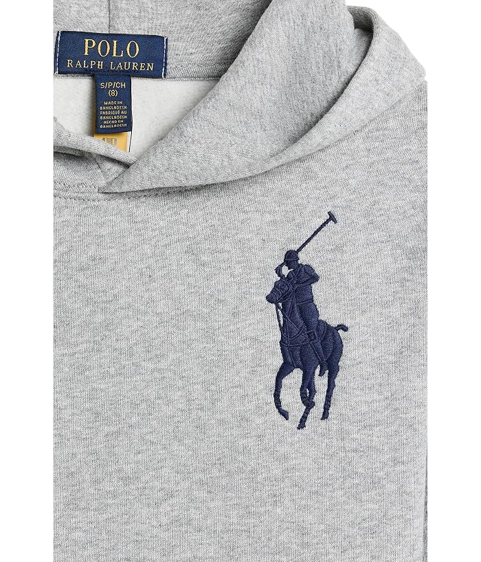 Polo Ralph Lauren Kids Big Pony Fleece Hoodie (Big Kid) - Image 3