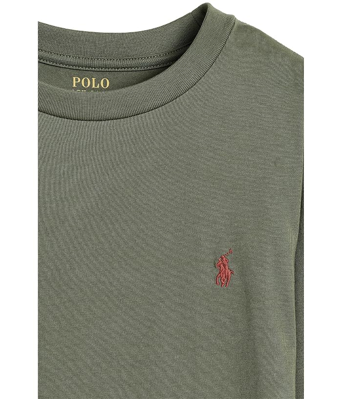 Polo Ralph Lauren Kids Cotton Jersey Long Sleeve Tee (Big Kid) - Image 3