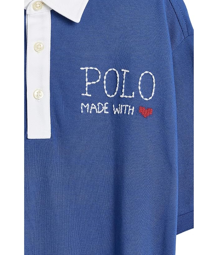 Polo Ralph Lauren Kids Logo Cotton Mesh Rugby Dress (Big Kid) - Image 3