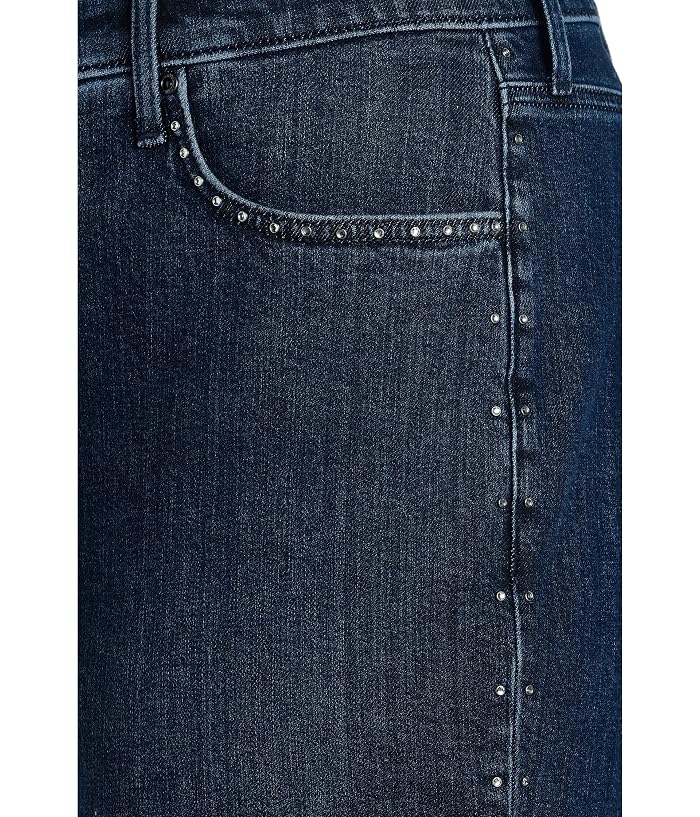 NYDJ Plus Size Brooke Loose Rhinestone Jeans in Louvre Sapphire - Image 3
