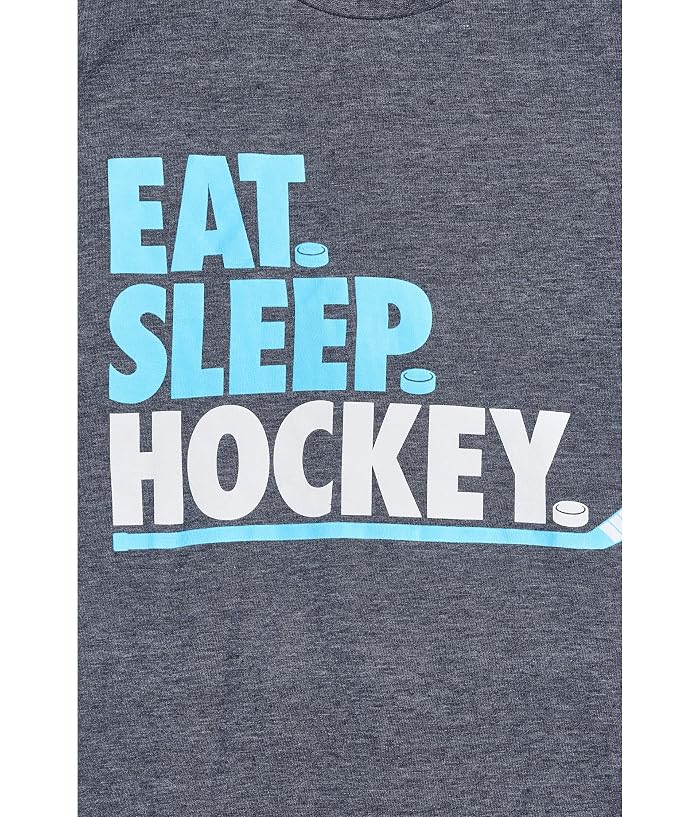 ChalkTalk SPORTS Hockey CTS Problend™ T-Shirt - Eat Sleep Hockey (Little Kid) - Image 3