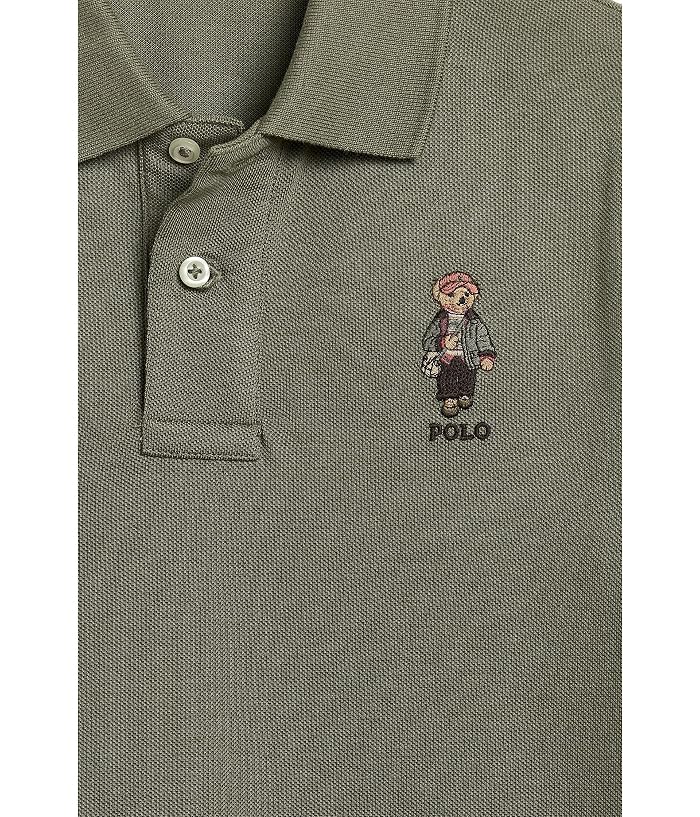 Polo Ralph Lauren Kids Polo Bear Cotton Mesh Polo Shirt (Big Kid) - Image 3