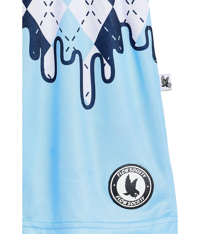 FLOW SOCIETY Drip Blue Argyle 5 Inch Shorts (Little Kid/Big Kid) - Image 3