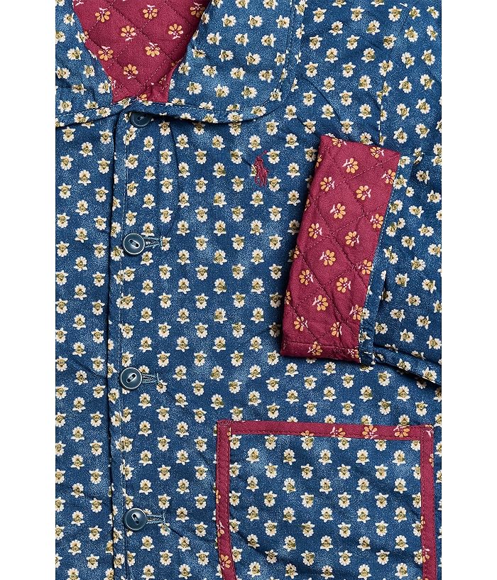 Polo Ralph Lauren Kids Floral Quilted Reversible Poplin Jacket (Toddler/Little Kid) - Image 3
