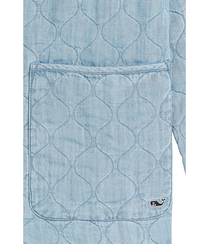 Vineyard Vines Kids Quilted Chambray Jacket (Little Kid/Big Kid) - Image 3