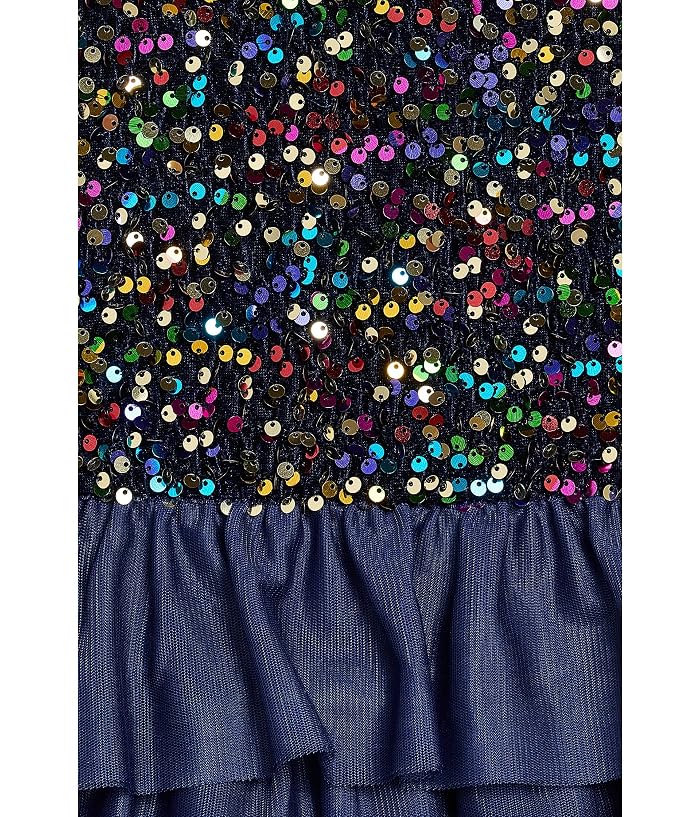 Hatley Kids Rainbow Coins Sequin and Tulle Puff Dress (Toddler/Little Kid/Big Kid) - Image 3