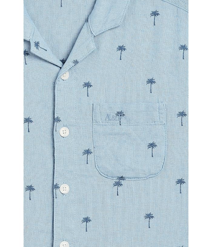 abercrombie kids Linen Camp Shirt (Big Kids) - Image 3