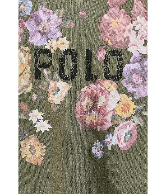 Polo Ralph Lauren Kids Floral Cotton Jersey Boxy Tee (Toddler/Little Kid) - Image 3