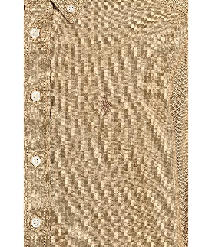 Polo Ralph Lauren Kids Garment-Dyed Cotton Oxford Shirt (Big Kid) - Image 3