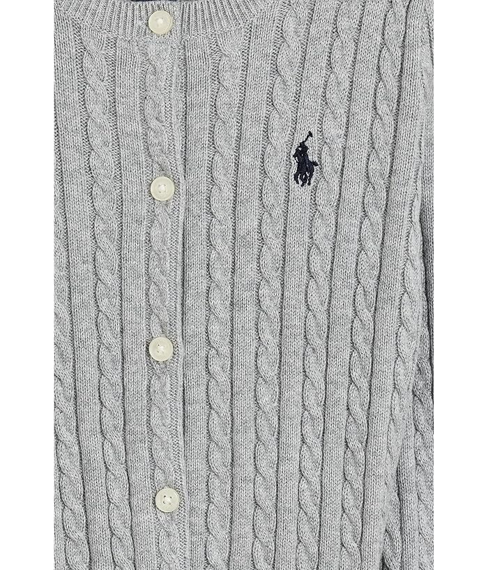 Polo Ralph Lauren Kids Mini-Cable Cotton Cardigan (Toddler/Little Kid) - Image 3