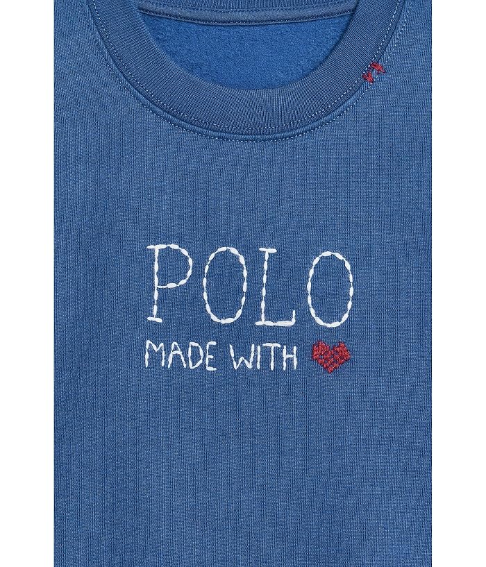 Polo Ralph Lauren Kids Logo Fleece Sweatshirt (Toddler/Little Kid) - Image 3