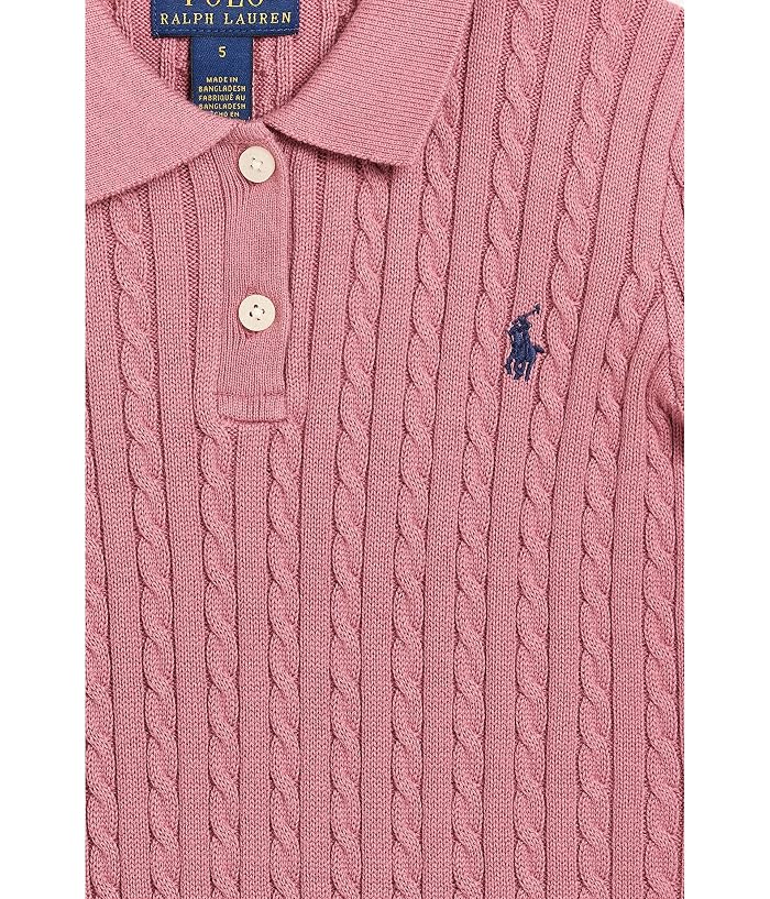 Polo Ralph Lauren Kids Mini-Cable Cotton Polo Sweater (Toddler/Little Kid) - Image 3