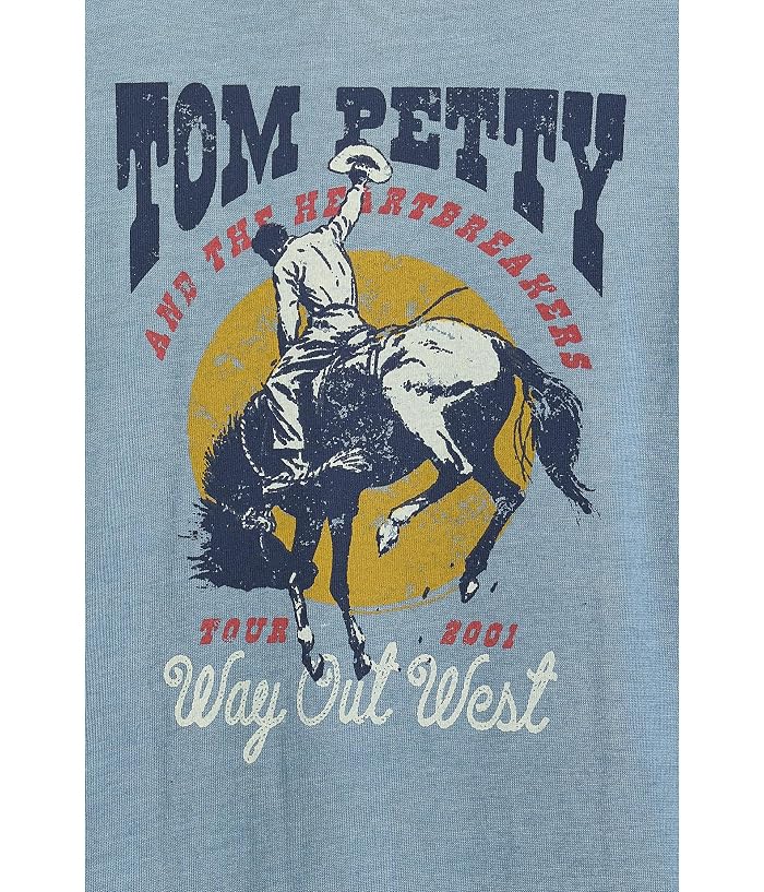 Chaser Kids Tom Petty Way Out West Crew Neck T-Shirt (Little Kid/Big Kid) - Image 3