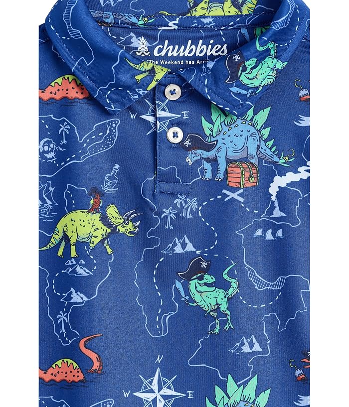 Chubbies Kids The Lil Rex Marks The Spot (toddler Performance Polo) (toddler/Little Kid) - Image 3