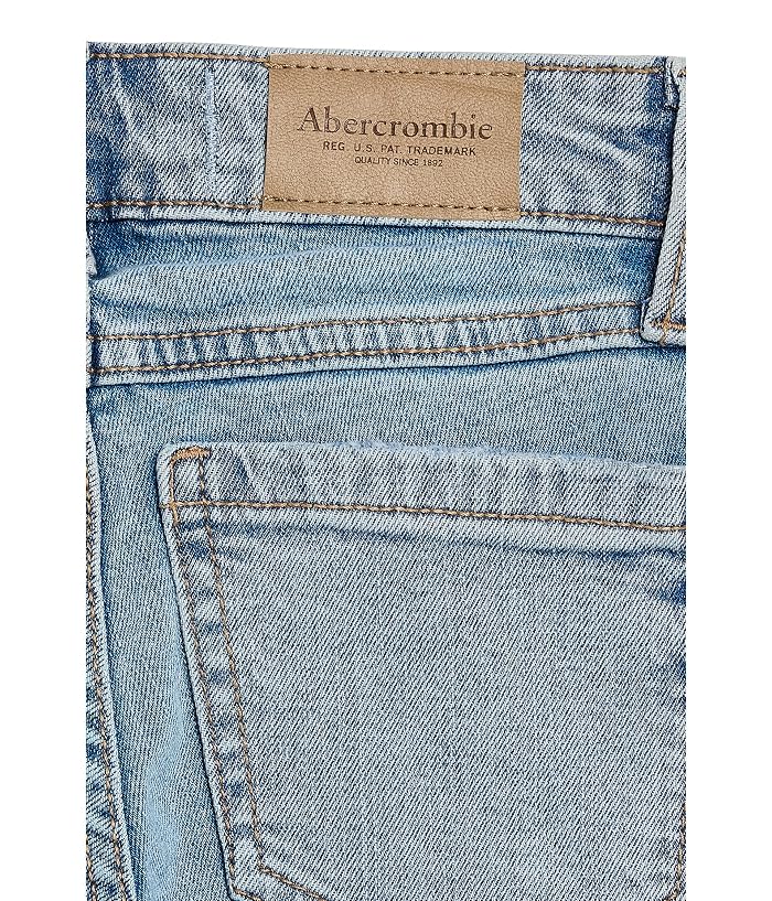 abercrombie kids Destroyed High-Rise Wide Leg Jeans (Big Kid) - Image 3