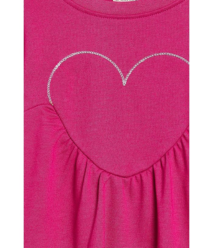 Hatley Kids Very Berry Heart Applique Dress (Toddler/Little Kid/Big Kid) - Image 3