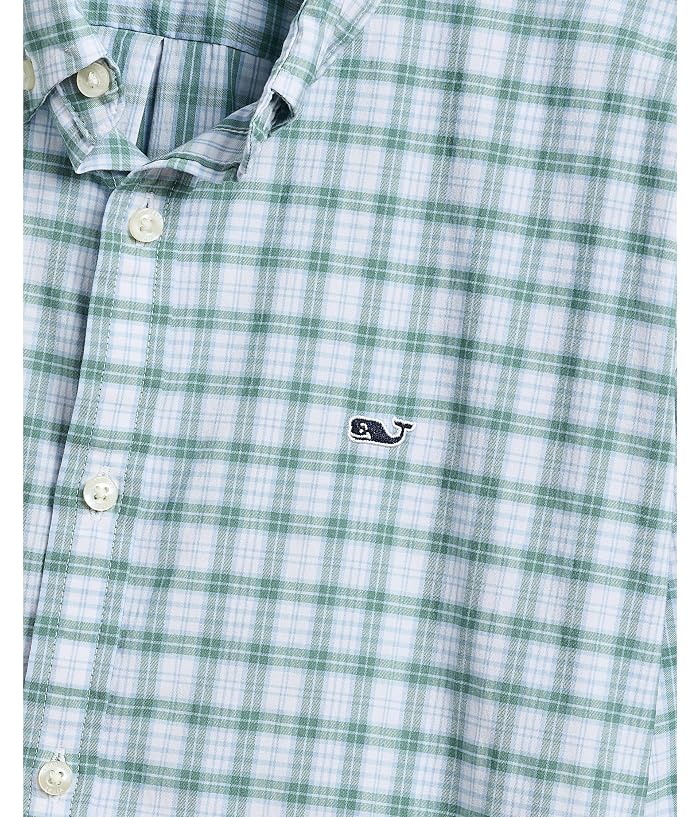Vineyard Vines Kids Plaid Perfromance Cotton Shirt (Toddler/Little Kid/Big Kid) - Image 3