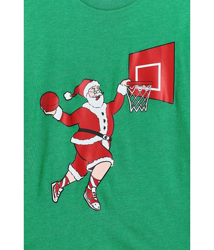ChalkTalk SPORTS Basketball T-Shirt Short Sleeve - Slam Dunk Santa - Image 3