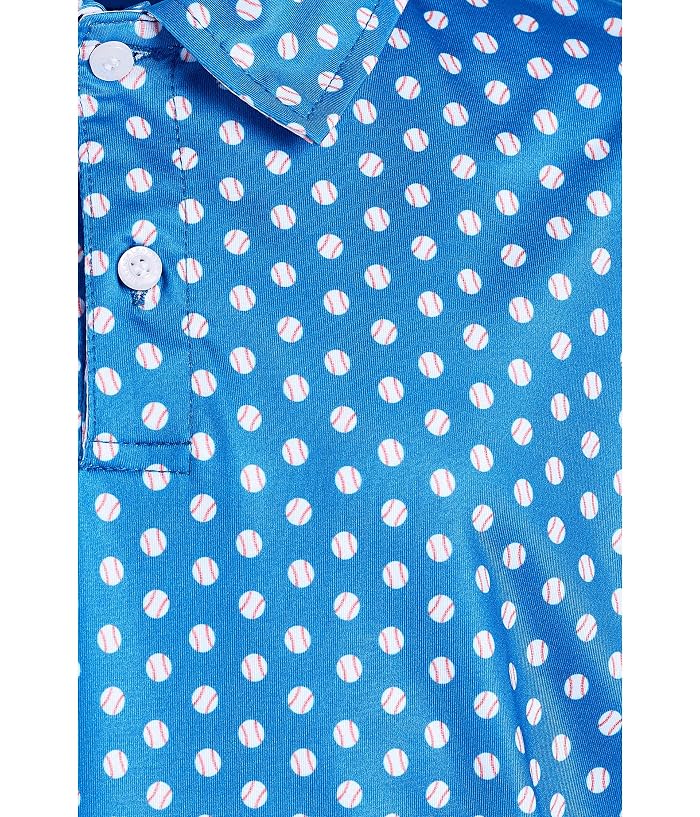 ChalkTalk SPORTS Baseball Short Sleeve Polo Shirt (Little Kid/Big Kid) - Image 3