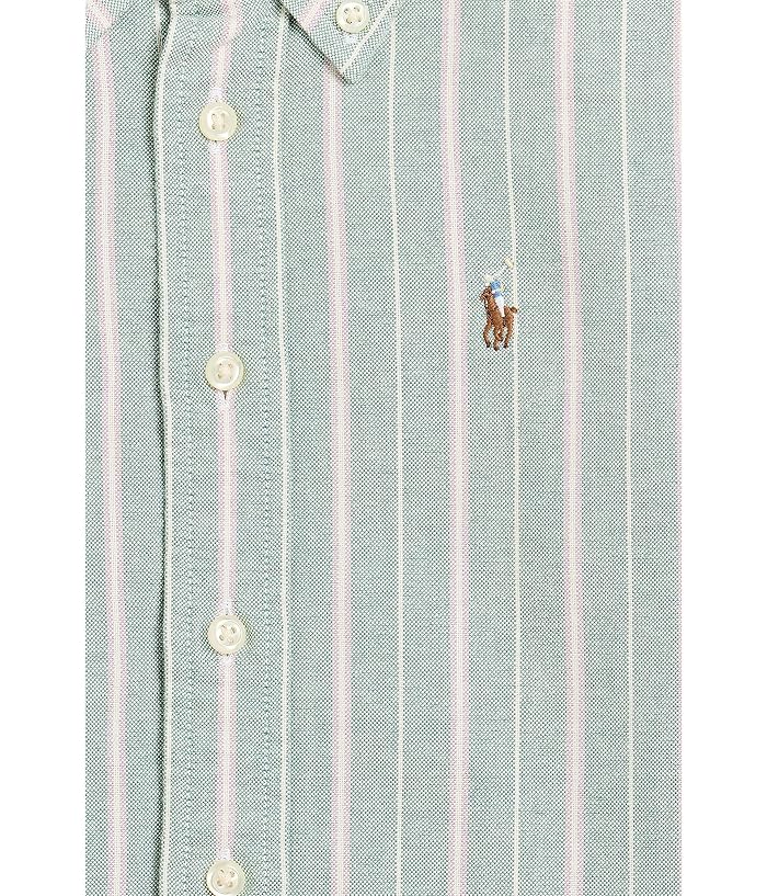 Polo Ralph Lauren Kids Striped Cotton Oxford Shirt (Toddler/Little Kid) - Image 3