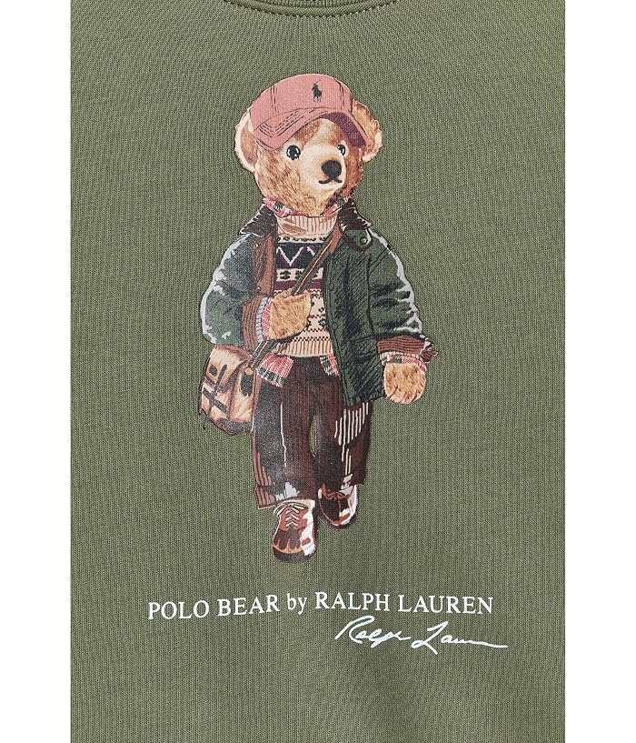 Polo Ralph Lauren Kids Polo Bear Fleece Sweatshirt (Toddler/Little Kid) - Image 3