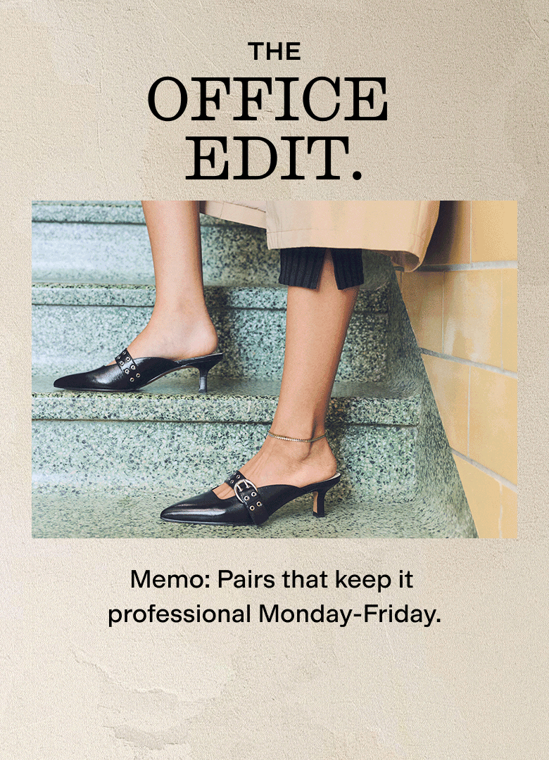 The office edit. Memo: Pairs that keep it professional Monday-Friday.
